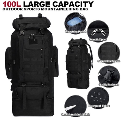 100l tactical army backpack - 100l,