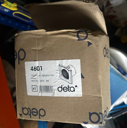 Deta 4601 100mm extractor fan - 100mm,