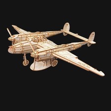 Laser Cut Wooden WW2 P38