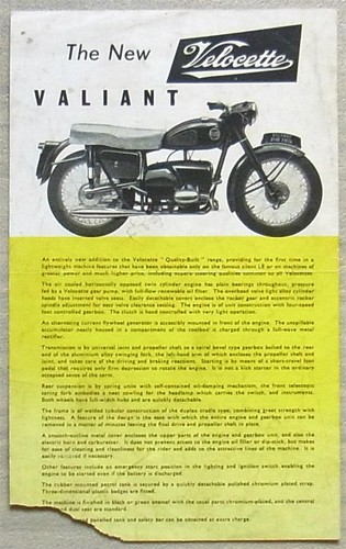 Velocette valiant 200 twin - velocette,