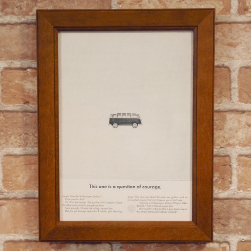 Volkswagen bus mini poster - volkswagen,