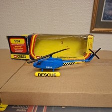 Corgi 924 Bell 205 Air Sea Rescue Helicopter Blue. Excellent Boxed (15)