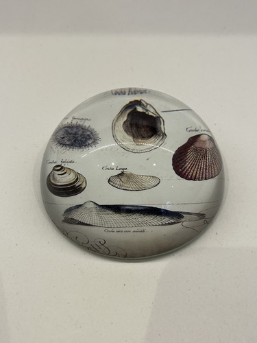Vintage glass paperweight - glass, with
