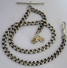 Antique solid silver pocket