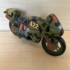 Toy Military Motorcycle With Camouflage Livery