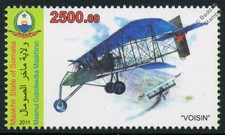 VOISIN Pusher Biplane WW1 Soviet Russian Aircraft Stamp