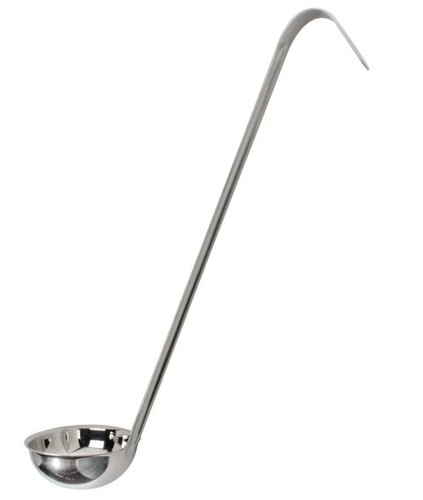 Stainless steel soup ladle - stainless,