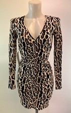 Ladies New Ex Top Shop Animal Print Mini Dress Size 4 6 8 10 12 14 16
