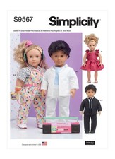 SIMPLICITY 9567 DOLLS CLOTHES