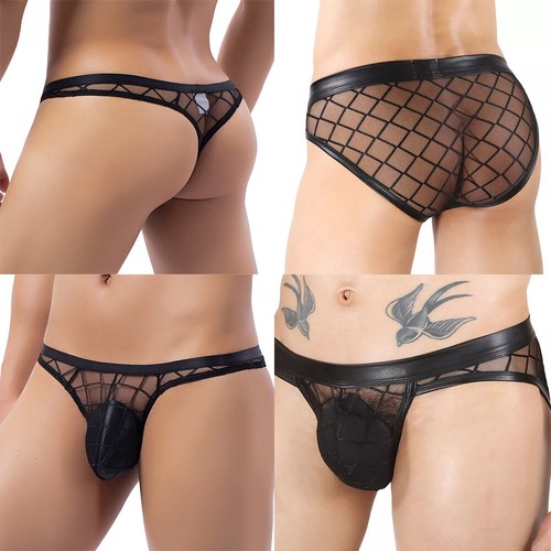 Sheer mesh underwear sexy mens - sexy,