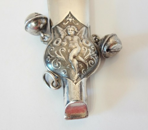 Antique sterling silver baby - silver,