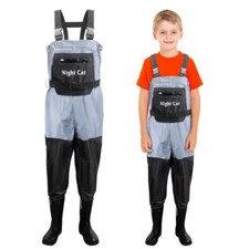 Kids Boys Girls Chest Wader Youth Fishing Wader Hunt & Fishing Waders with Boots