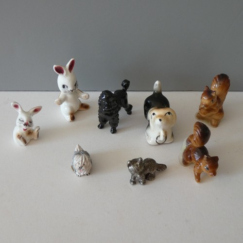 Dog rabbit figurine collection - dog,