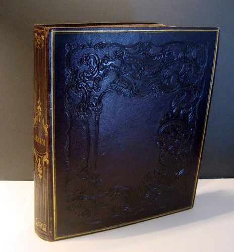 Z17 victorian album antique - album.,