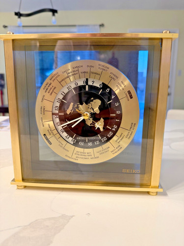 Seiko world globe quartz - seiko,