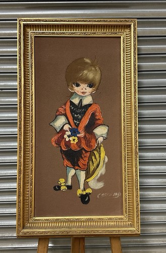 Big eyes boy retro - boy,