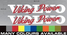 Viking power window decals - 'viking, power'
