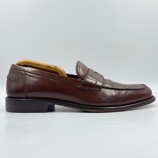 Bally Mackay Men’s Brown Leather Penny Loafers UK Size 9