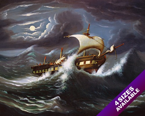 The storm tossed - tossed, sail
