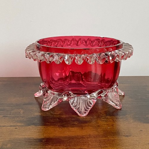 Antique victorian leaf footed - leaf,