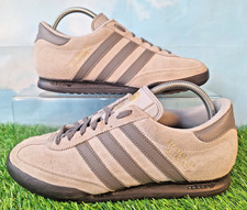 ADIDAS ORIGINALS  BECKENBAUER TRAINERS SIZE 8 GREY SUEDE / GREY & BLACK TRIM