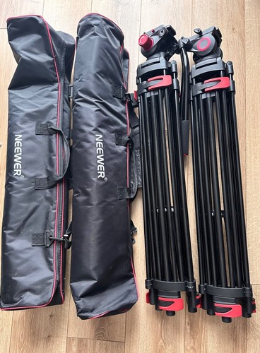 Heavy duty video tripods - 2x,