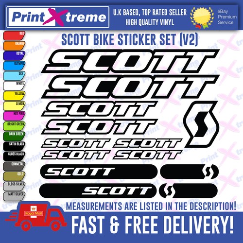 Scott bike decal - bike, stickers