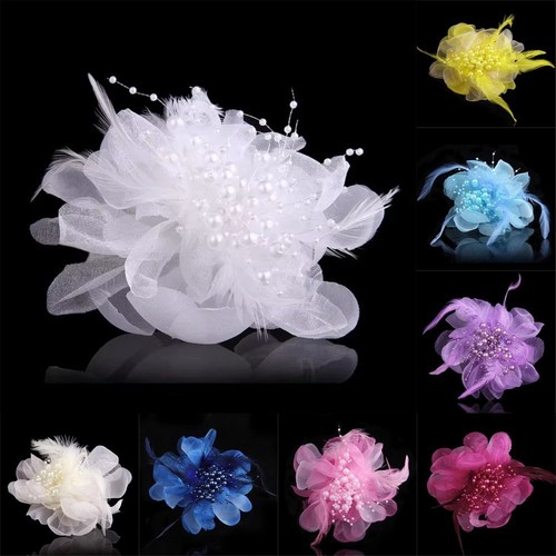 Solid color art flower brooch - flower,