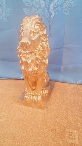 Large lion statue - lion, |