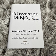 Epsom Downs Derby Racecard 2014 7th June