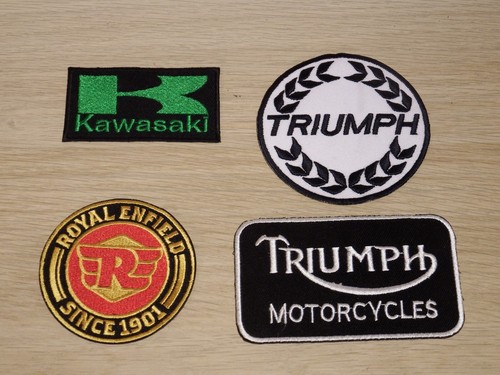 Motorcycle embroidered cloth