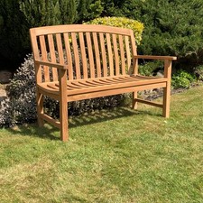 Teak Garden Bench Zaire Back