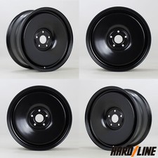 Hardline 18" x 8" Smoothy Steel Wheels Blk 5x120 ET35 fits Transporter T5 T6 x 4