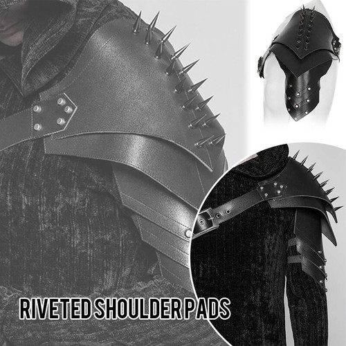 Medieval spiked shoulder - spiked, armor