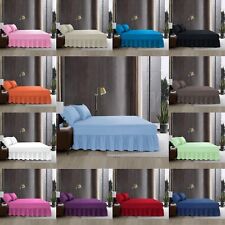 Percale Fitted Valance Sheet