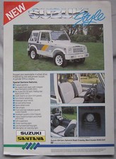 Suzuki Santana Sales sheet