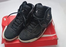 Nike Air Jordan Flight Style 551820 Mens Size UK 8 Black With Box