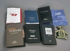 JOBLOT 8x HIGH-END DESIGNER MEN’S PERFUME TRAVEL SPRAYS – RANDOM MIX – BRAND NEW