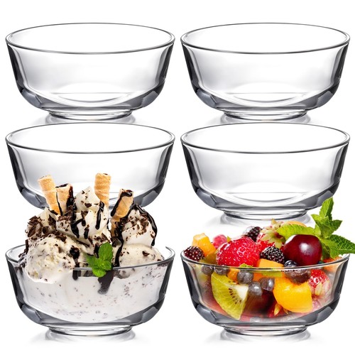 Set small glass dessert - set, 6
