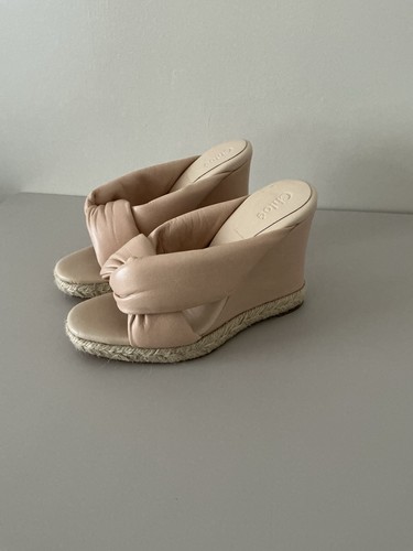 Authentic chloe knotted wedge - authentic,
