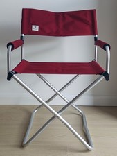 Snow Peak Folding Camping Chair, Polyester Canvas, Red, One Size