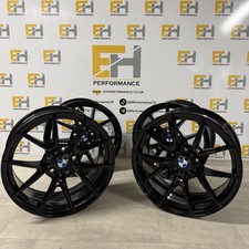 19”  763M BMW CS Style GLOSS BLACK ALLOY WHEELS - 1 2 3 4 Series M2, M3, M4