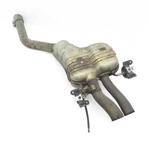 Rear exhaust silencer - exhaust,