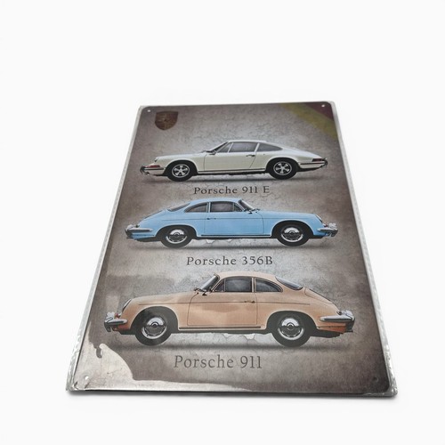 Porsche 911 vintage metal - e,