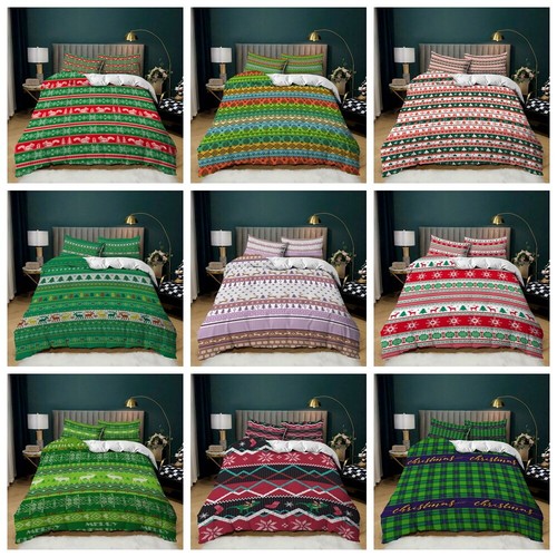 Green red striped snowflake - green,