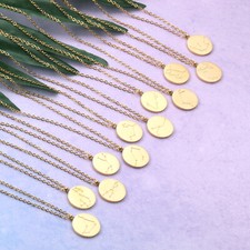 Ladies Rose Gold 12 Horoscope