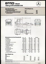 Mercedes-Benz 811D Chassis Cab