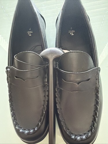 Woman smart black loafer - tu,