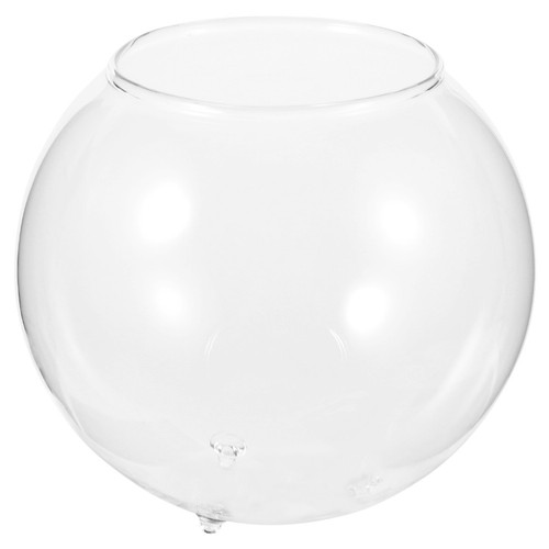Clear desktop fish - bowl, glass