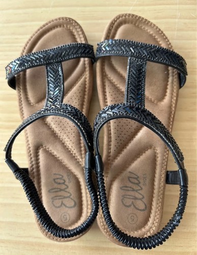Ella sandals size black - ella,